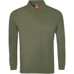 FWRD Long Sleeve Golfer Olive Front